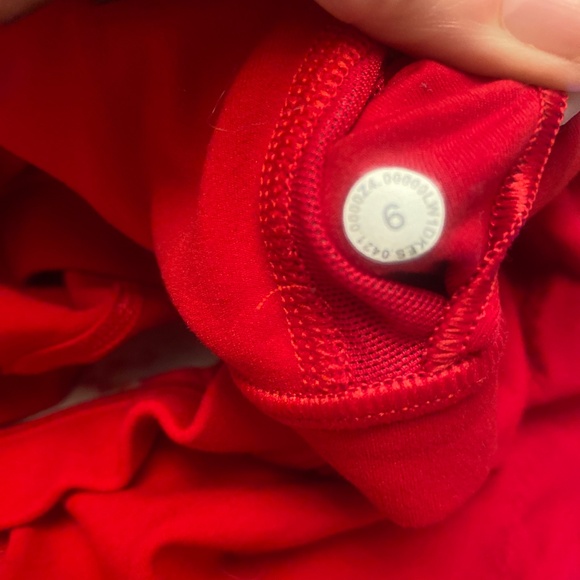 Lululemon Align High-Neck Tank Top Dark Red Size 6 - Picture 4 of 7